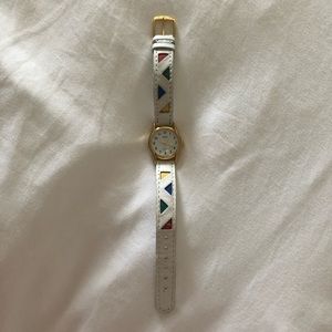 Casio Quartz Genuine Leather Heart Hand Watch